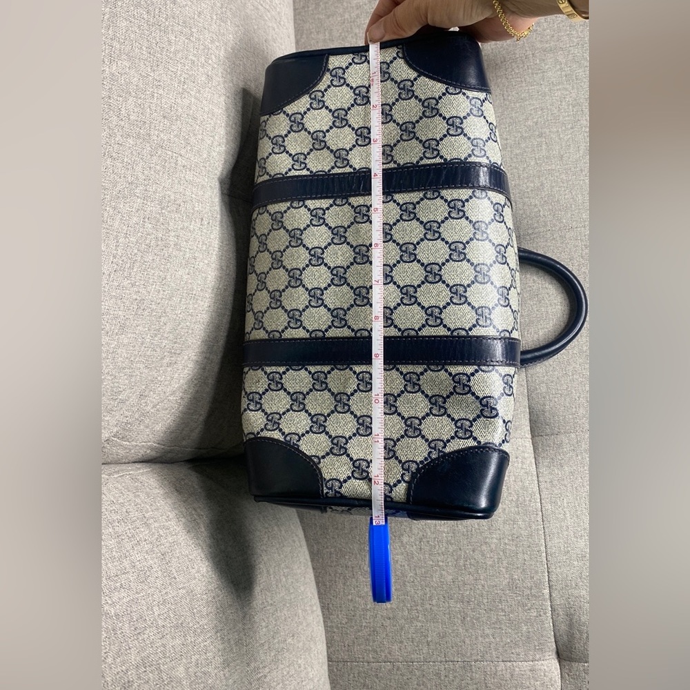 Authentic Gucci Monogram Boston Handbag - Picture 15 of 17